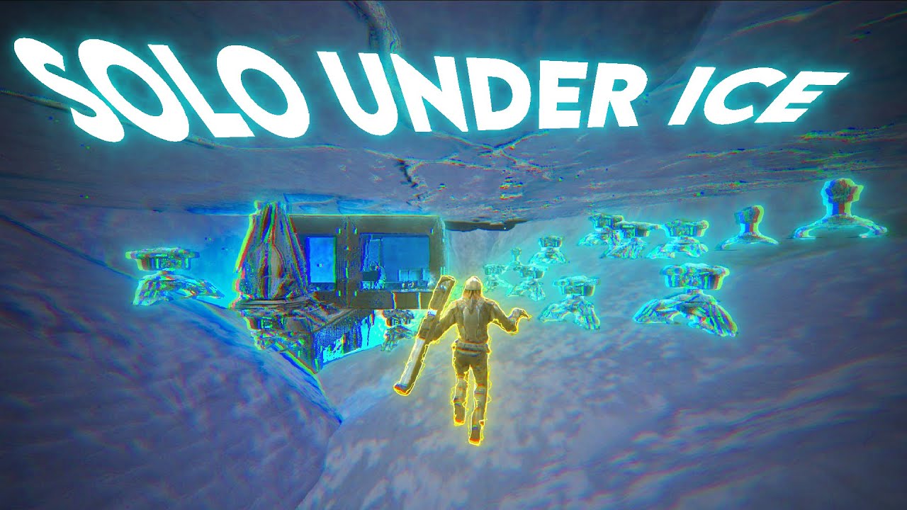 Solo ARK But I Built Under The ICE…