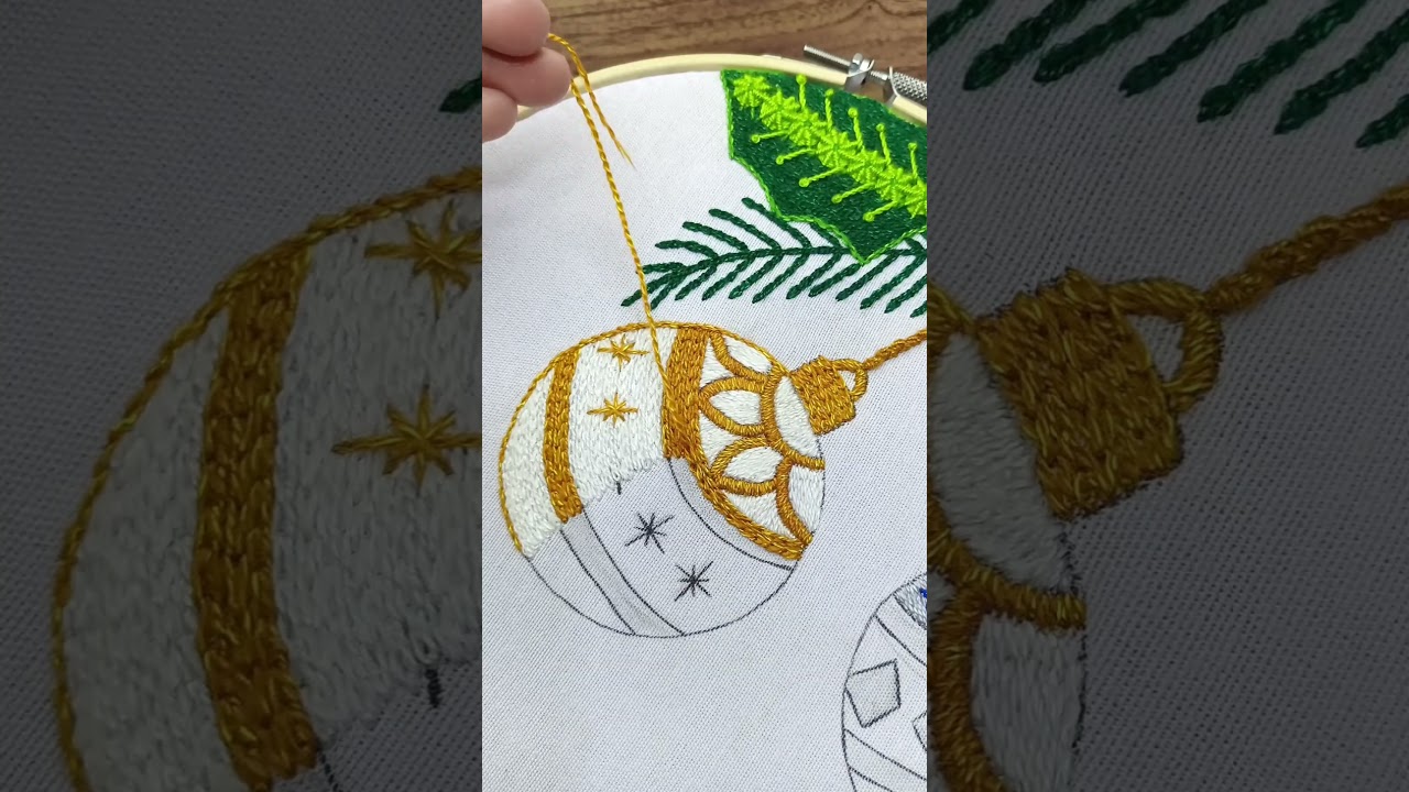 C&oacute;mo bordar esferas !!! V&iacute;deo paso a paso en mi canal #embroidery #bordadosfaciles #bordadoamano