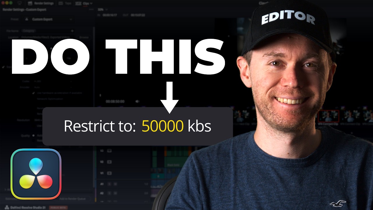 Получите ИДЕАЛЬНЫЕ настройки экспорта в DaVinci Resolve.