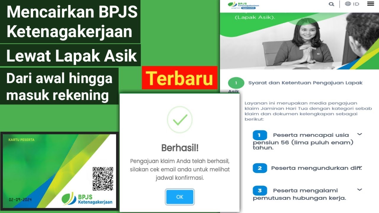 Terbaru!!! Cara Mencairkan BPJS Ketenagakerjaan Online Di Lapak Asik