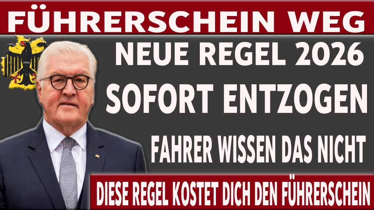 Führerschein weg? 😱 Diese NEUE Verkehrsregel kennen die meisten Fahrer nicht!