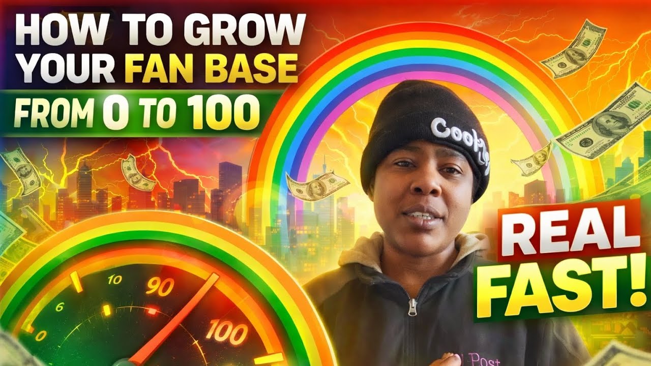 How to grow your fanbase 0 to 100 real fast