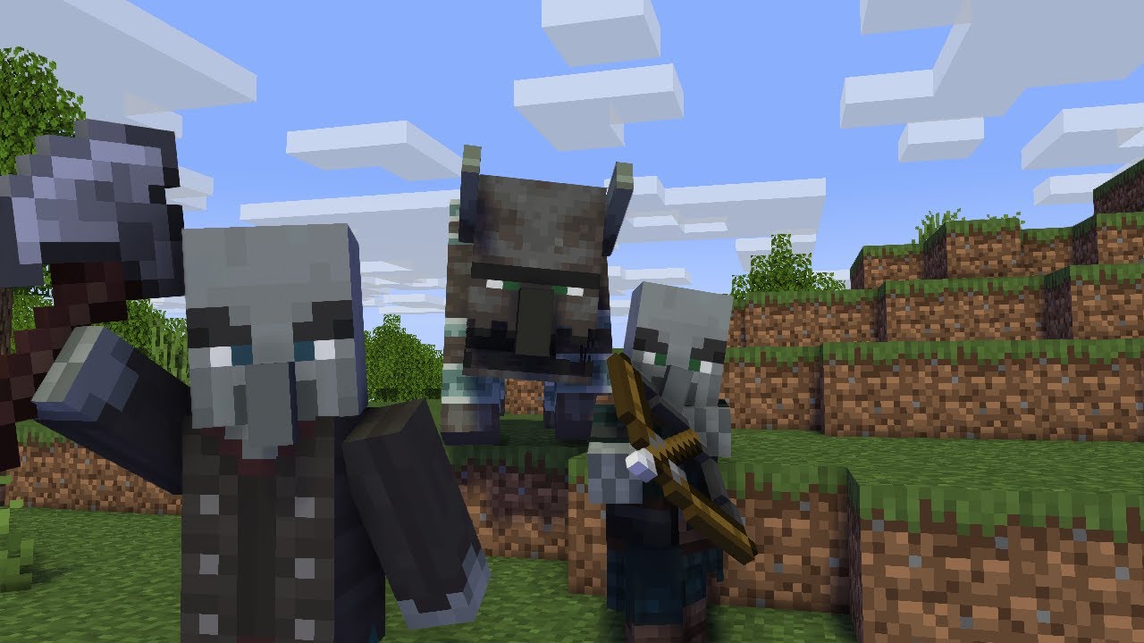 Illager raid №21|Minecraft raids