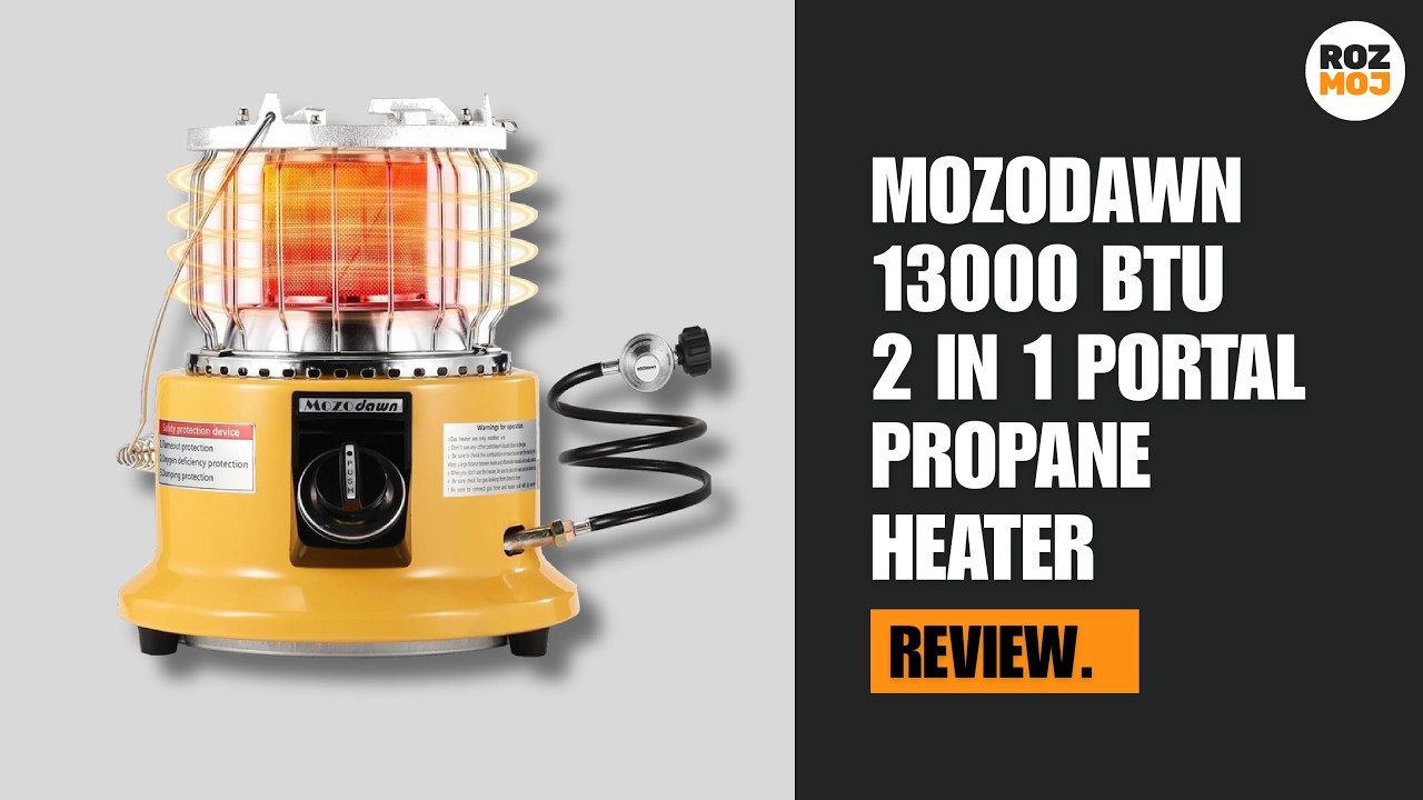 MOZODAWN 13000 BTU 2 in 1 Portal Propane Heater Review