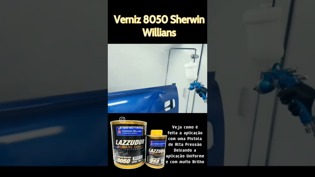 Verniz 8050 Automotivo Sherwin Williams TM Infinity Tintas