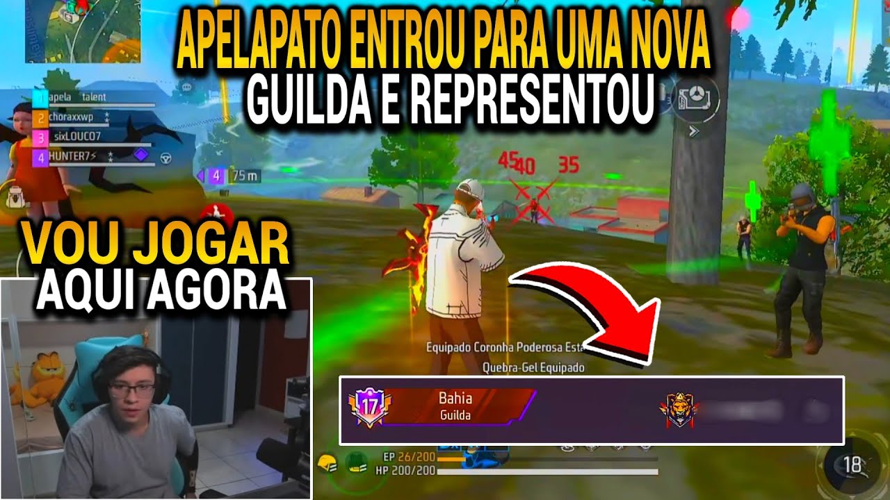 APELAPATO ENTROU PARA UMA NOVA GUILDA E FEZ ISSO NA GUERRA DE GUILDAS