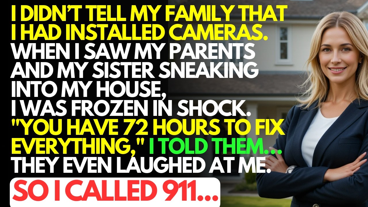 “You Have 72 Hours to Fix Everything,” I Told My Parents When They Secretly Broke Into My House…