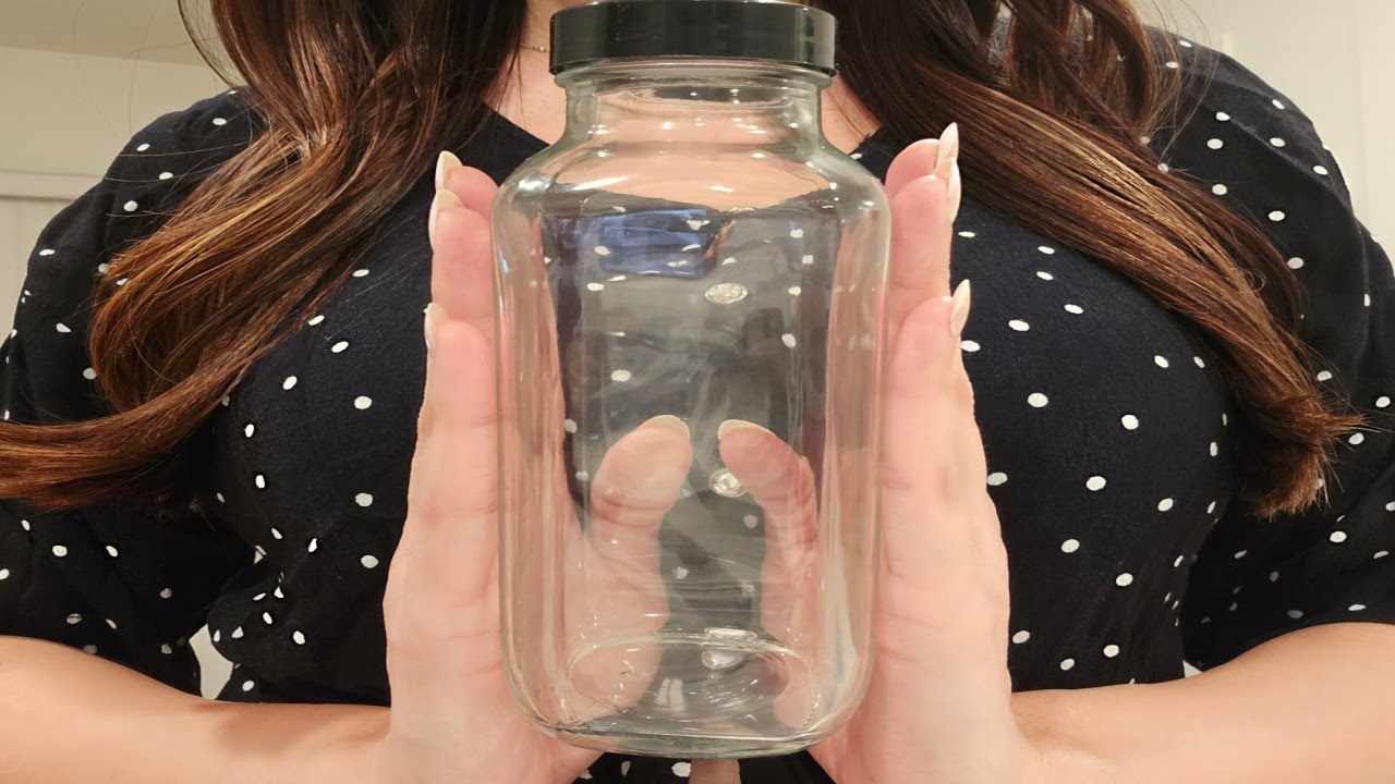 ASMR Glass Tapping + Plastic Lid Tapping (No Talking)