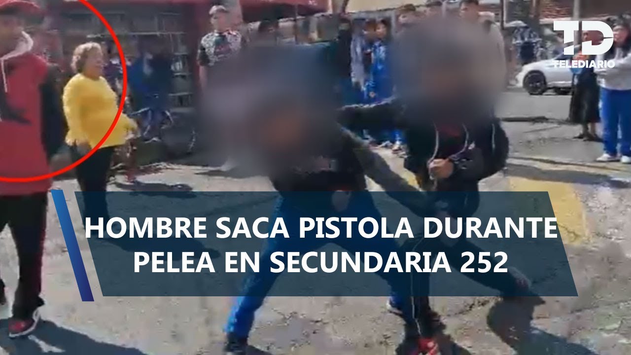 Alumnos de secundaria se pelean en la Venustiano Carranza; involucrado saca una pistola