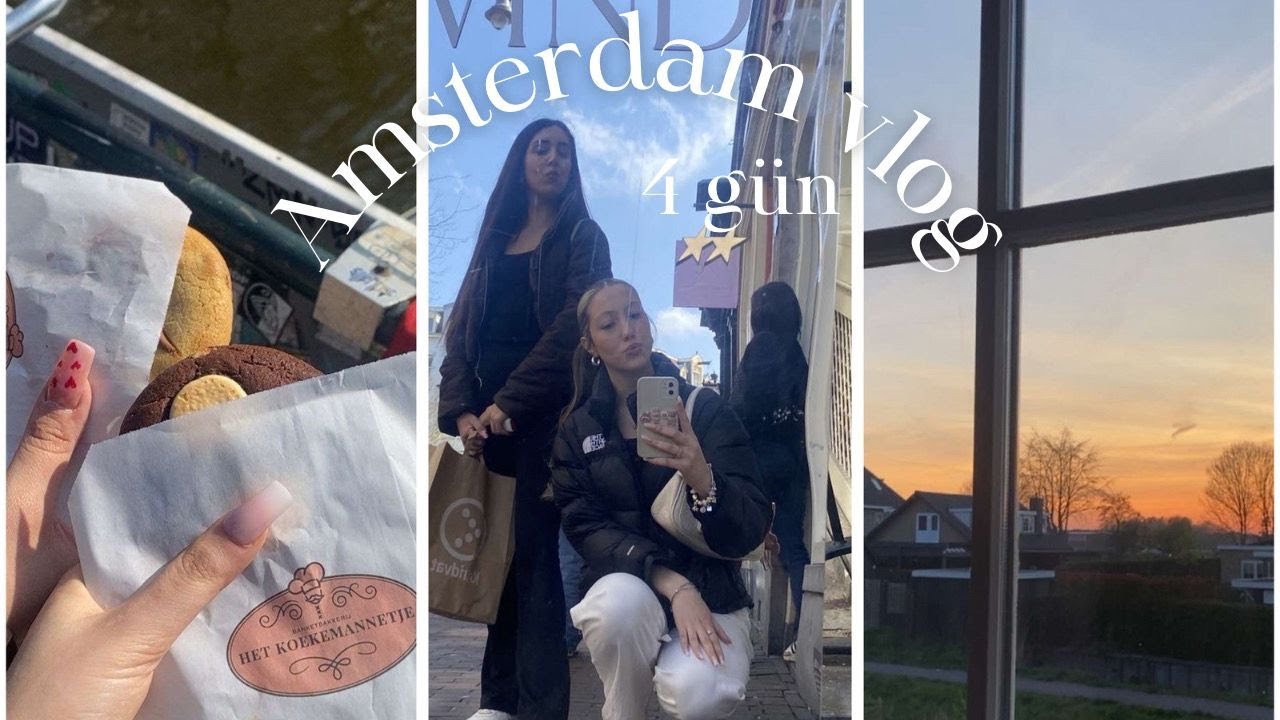 AMSTERDAM VLOG 4 | akşam yemeği hazırladık,bisiklet sürdük (süremedik)...