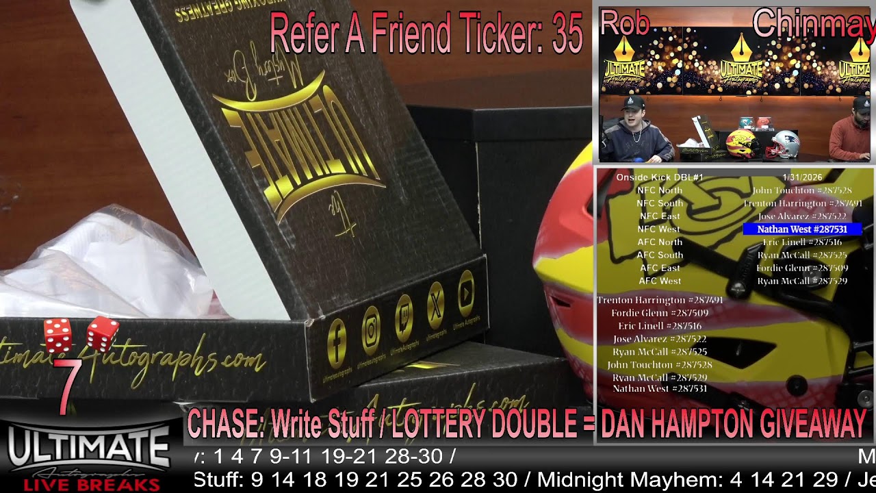 Ultimate Autographs Live Breaks!