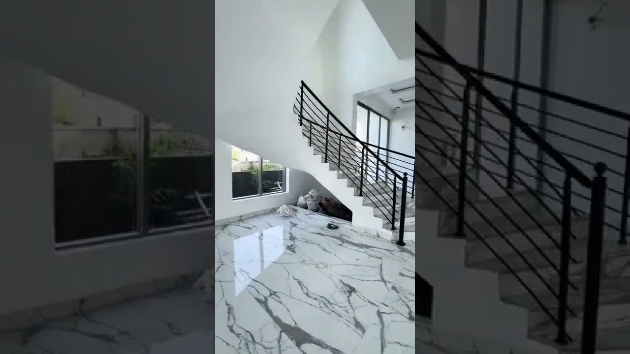 Best Tiles Floor Ever in Nigeria inside 800million naira 6BEDROOM Duplex In Osapa London,Lagos #cute