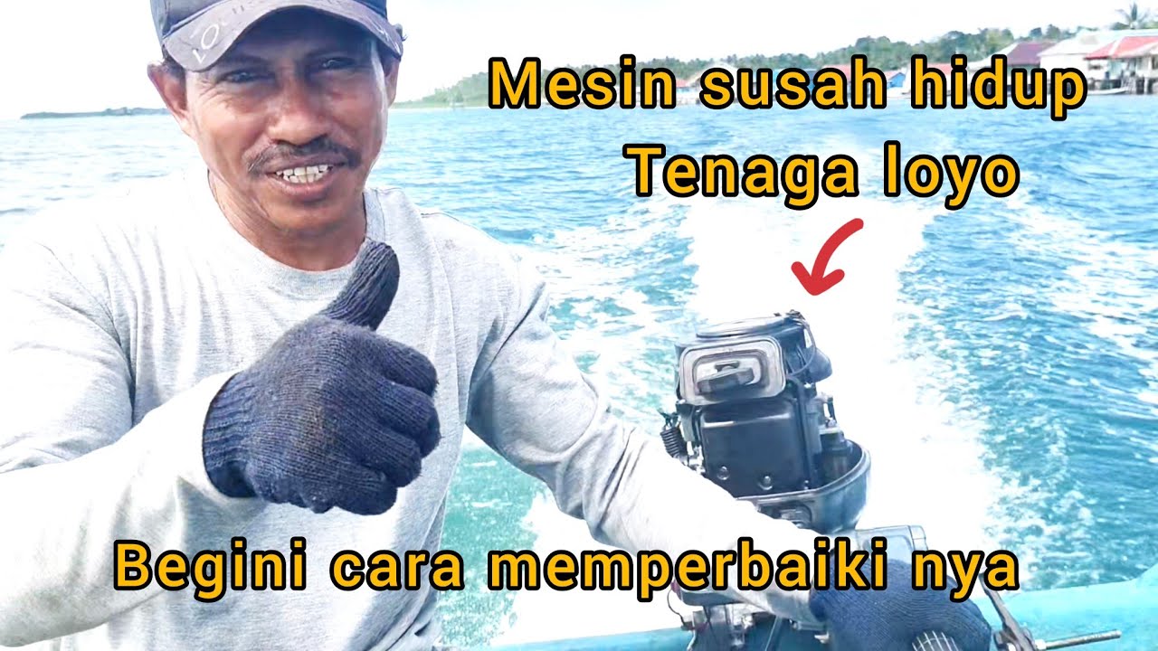 Terungkap rahasia / penyebab mesin tempel Yamaha 15 pk / susah hidup / tdk bertenaga