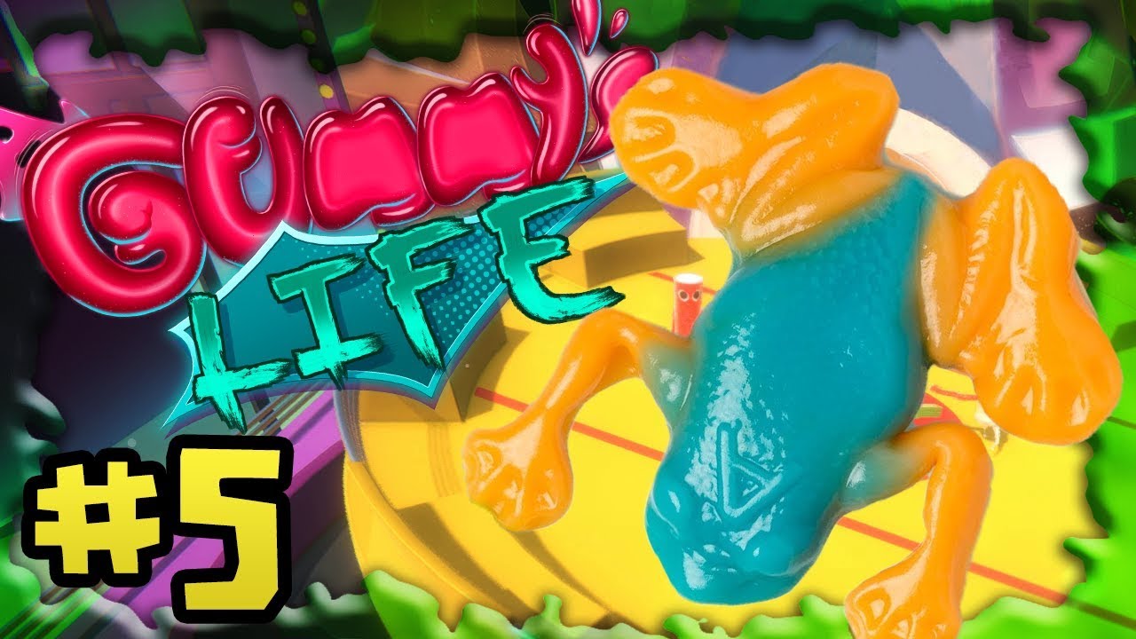 A Gummy's Life - #5 - NEW CHALLENGER!! (4 Player Gameplay)