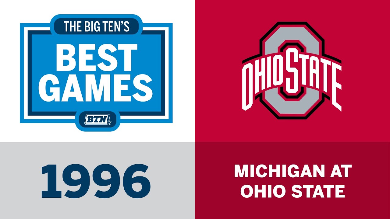 1996 Мичиган против Огайо Стэйт | Футбол Big Ten | Лучшие игры Big Ten