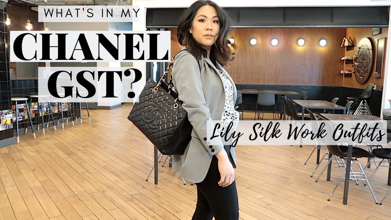 WHAT'S IN MY WORK BAG? + Lily Silk Work Outfits!