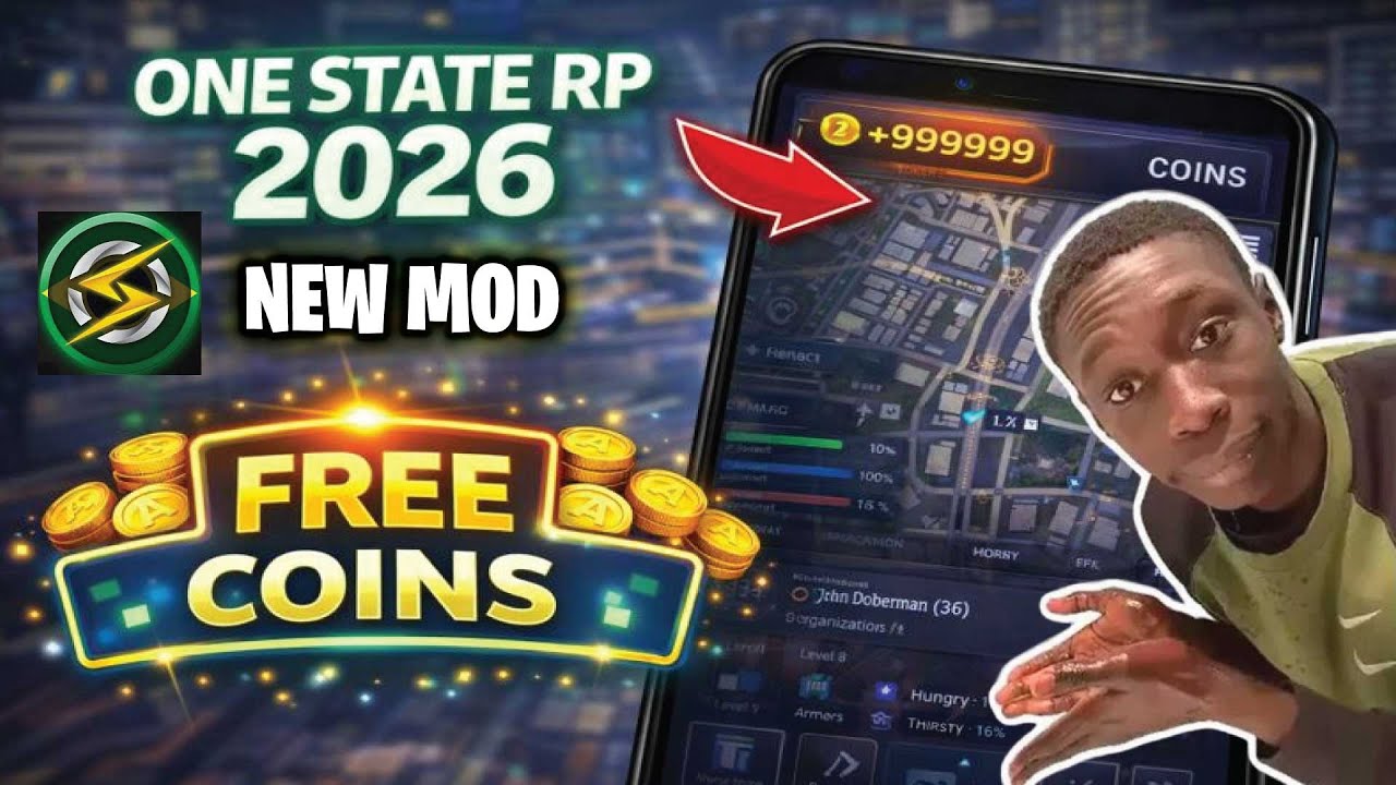 One State RP MOD APK 2026 🔥 Unlimited Coins Tutorial