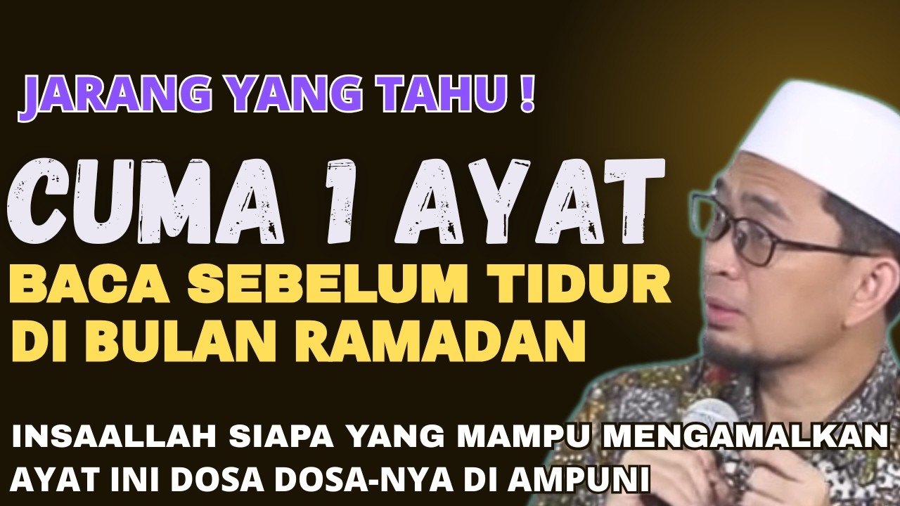 “DEMI ALLAH! Bacalah 1 Ayat Ini Sebelum Tidur di Bulan Ramadan… Dosa-Dosamu Bisa Diampuni”