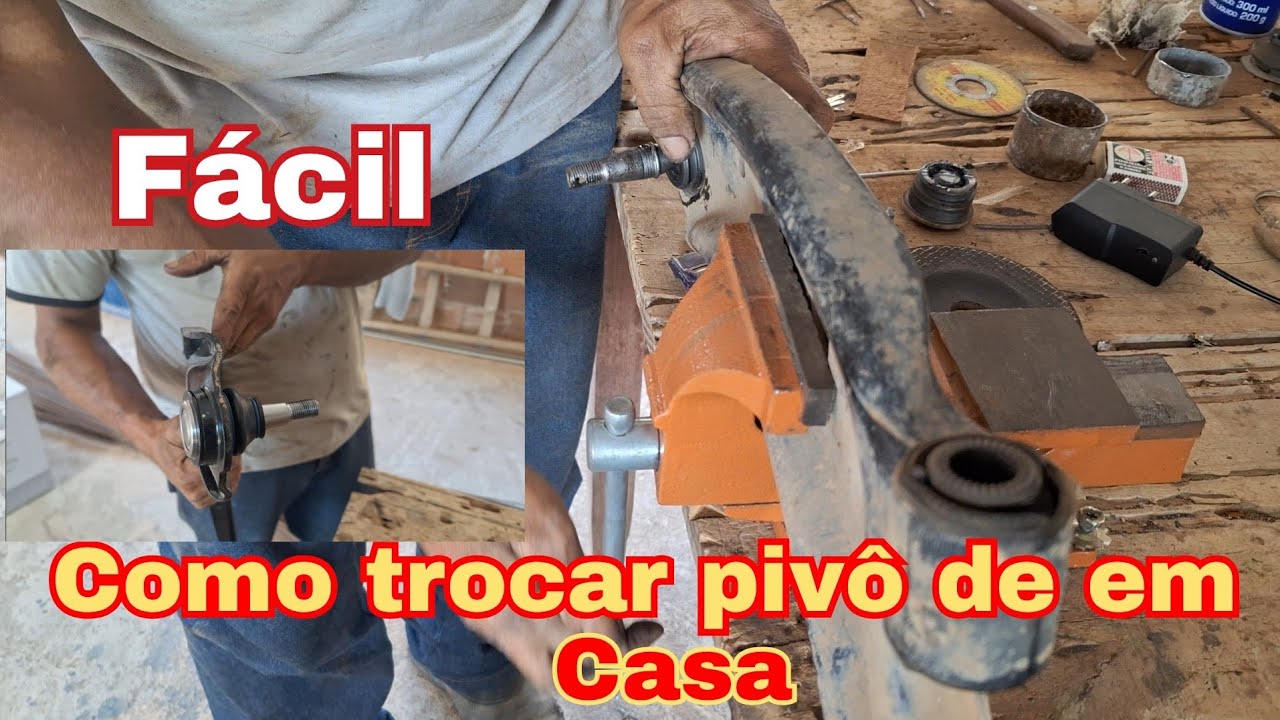TROCA DE PIVÔ SEM USAR PRENSA FÁCIL PASSO A PASSO 