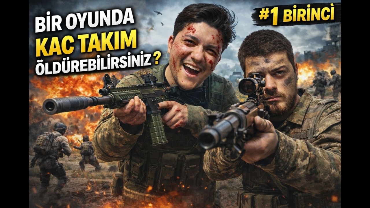 HARİTADA TAKIM BIRAKMADIK ! PUBG DUO