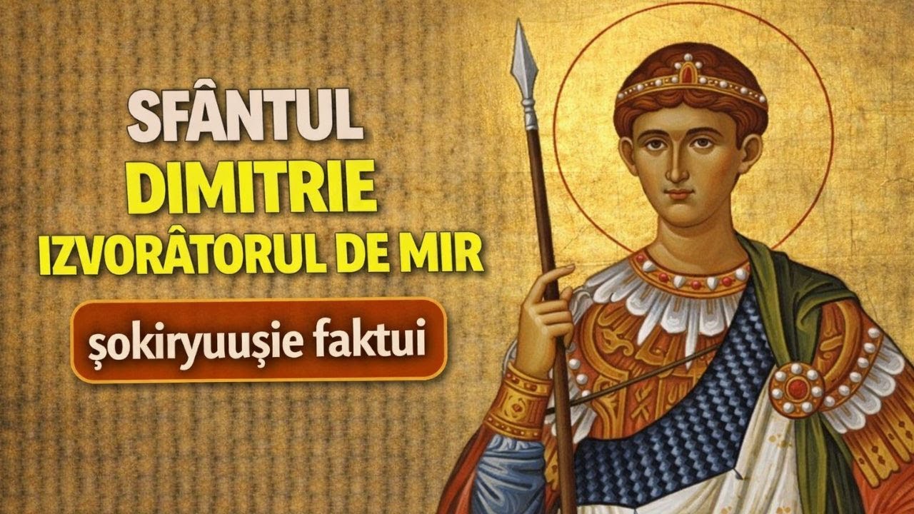 Sfântul Dimitrie Izvorâtorul de Mir – martirul care a învins moartea și misterul mirului care curge