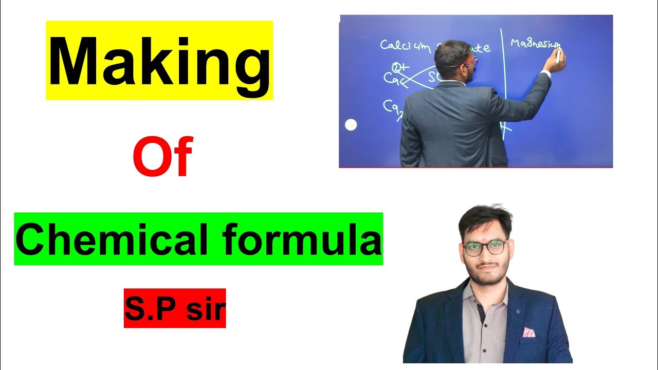 Making of Chemical formula || Gyanpur institute channel || By S.P sir