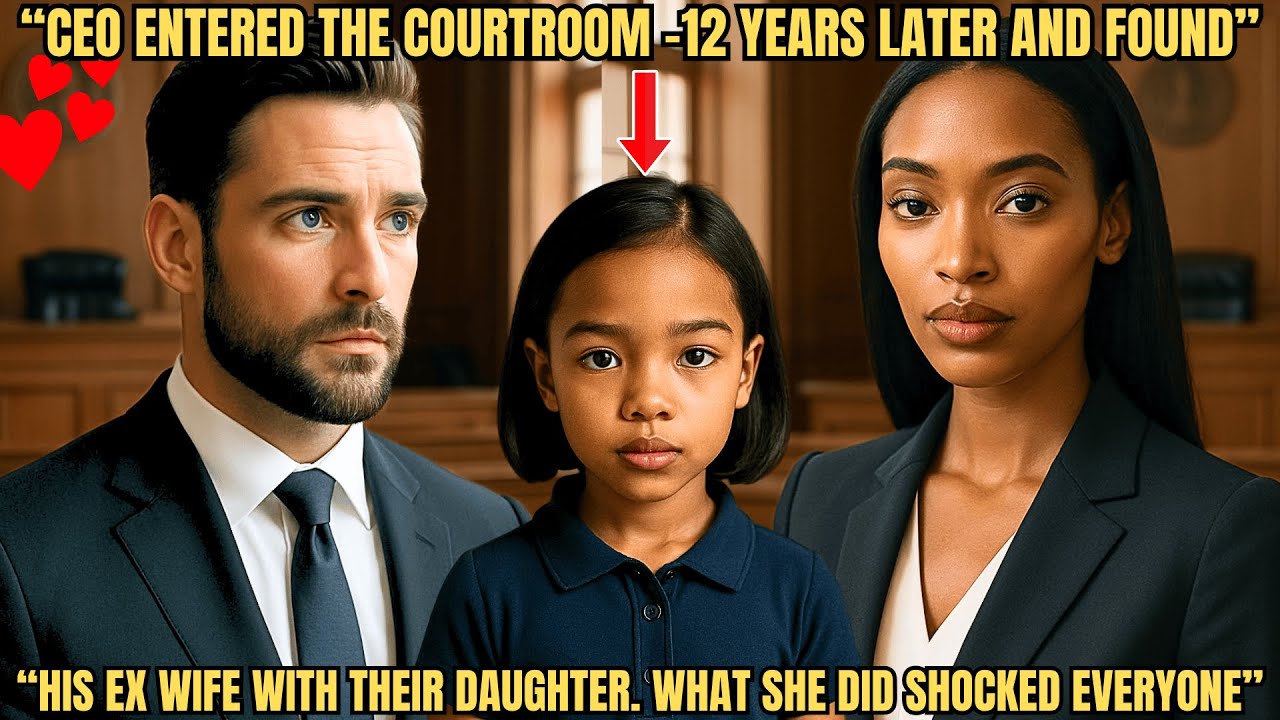 WEALTHY CEO ENTERED THE COURTROOM-12 YEARS LATER, HE FOUND HIS EX WIFE WITH THEIR DAUGHTER, WHAT HE-