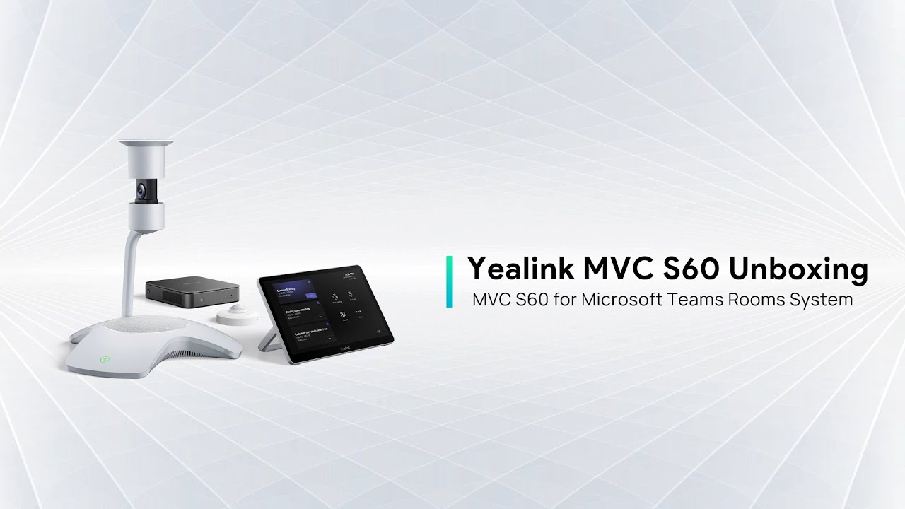 Yealink MVCS60 Unboxing