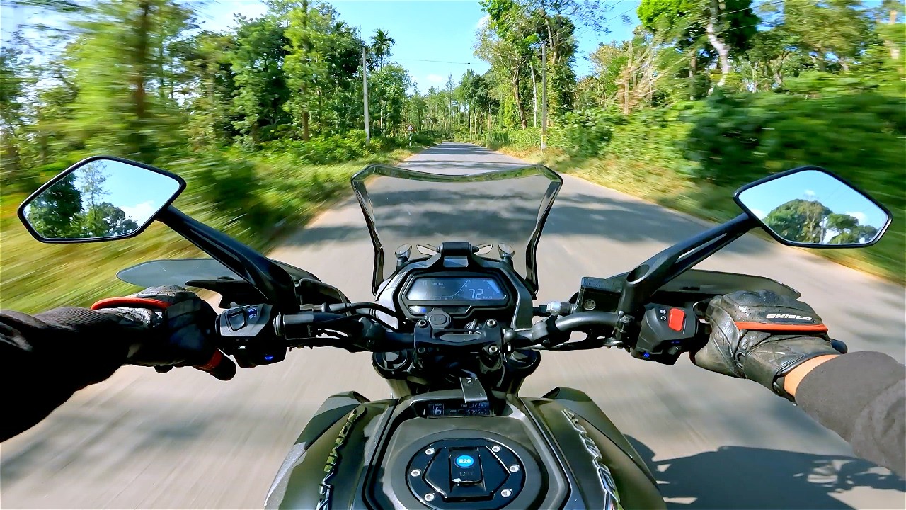 Dominar 400 Pure sound - RAW ENGINE SOUND | POV RIDE
