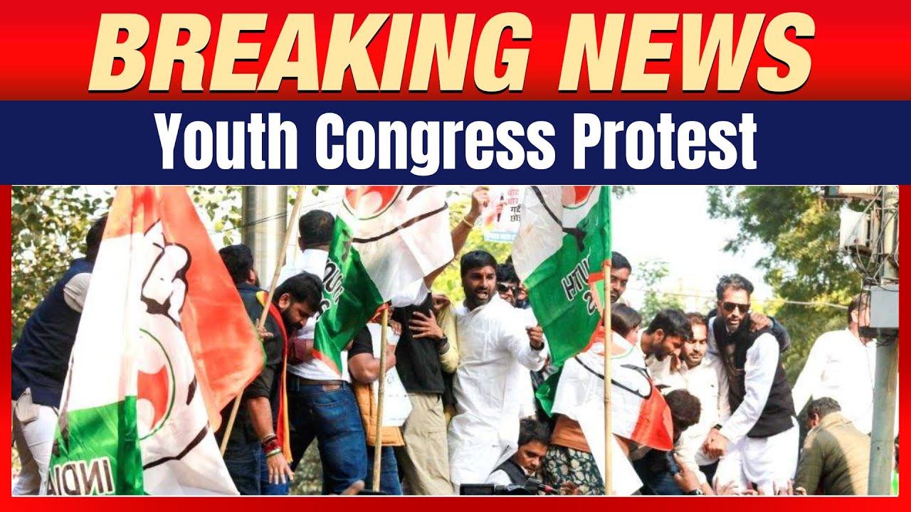 Youth Congress Protests at Jantar Mantar Over Alleged &lsquo;Vote Chori&rsquo; in Delhi
