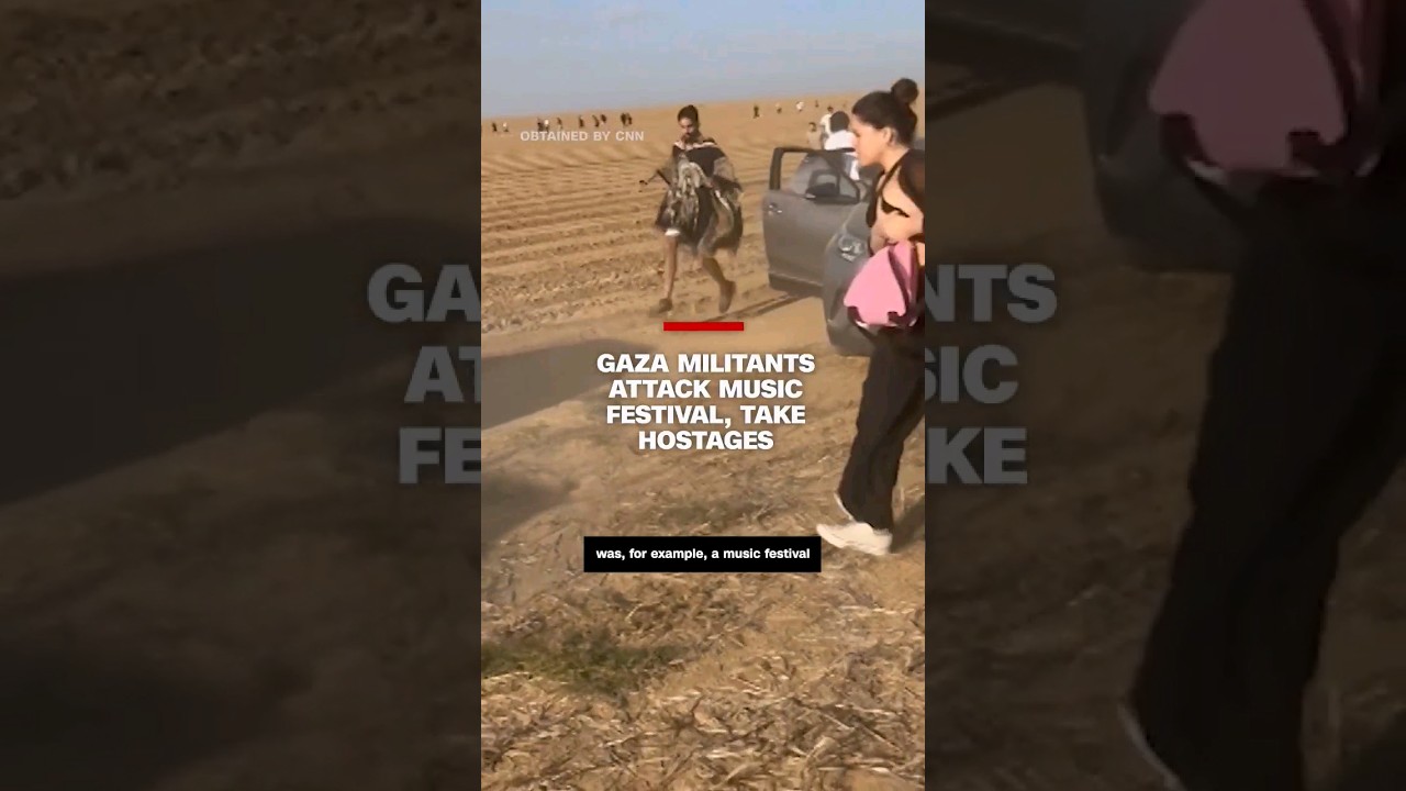 Gaza militants attack music festival, take hostages