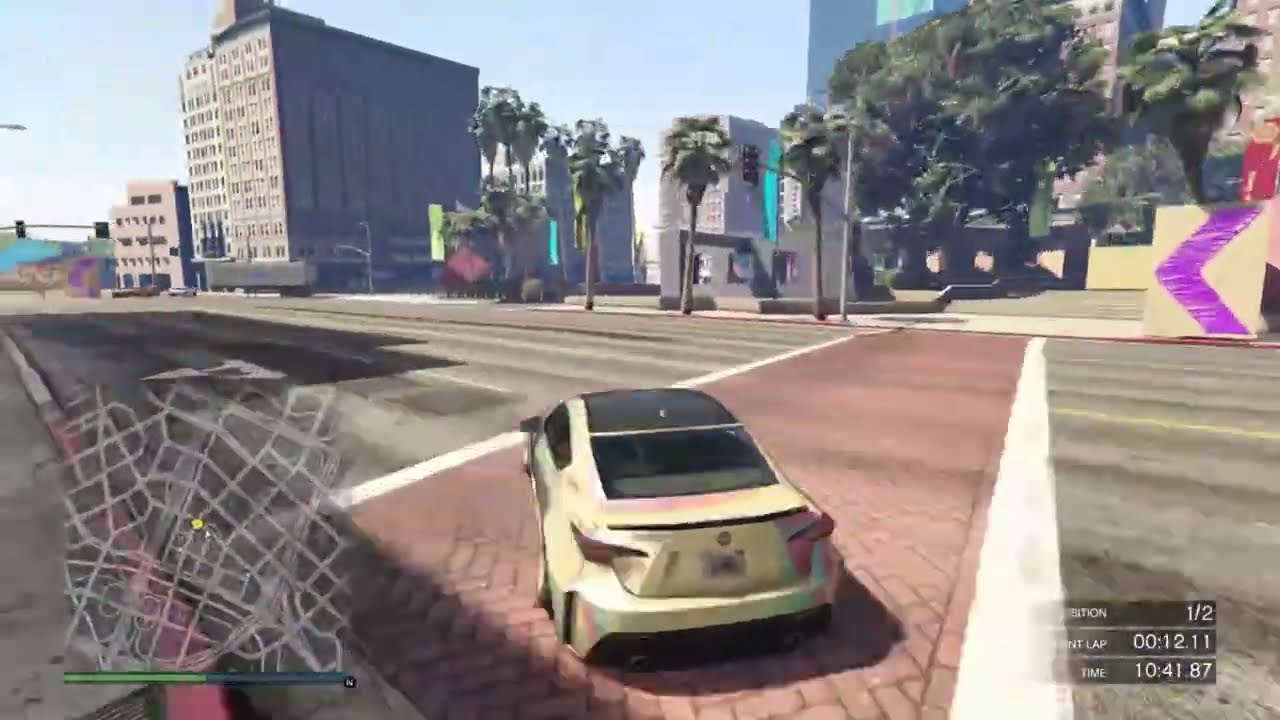 GTAV Street Race - Up Your Alley 01:01.895 (ps5)