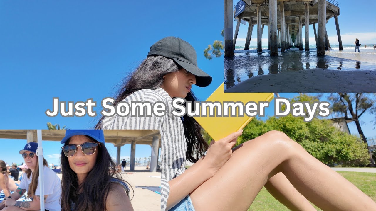 Beach Days, Book Breaks & Sunshine | Summer Vlog 🌻🏖️📚