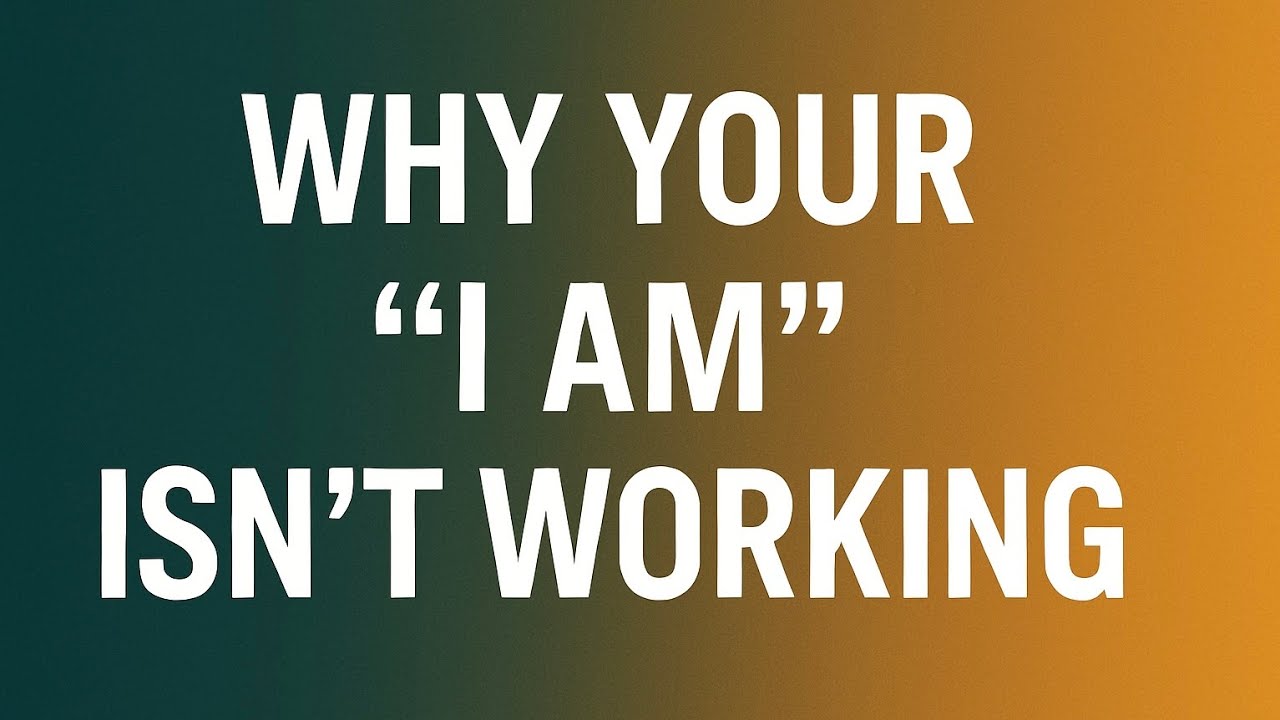 Law of Attraction for English Learners | Why Your “I Am” Isn’t Working (and How to Fix It) #english