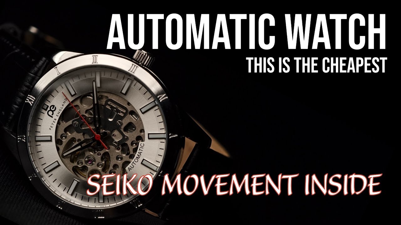 Cheapest Automatic Watch with Seiko NH70 movement | Peter England Automatic made by Timex