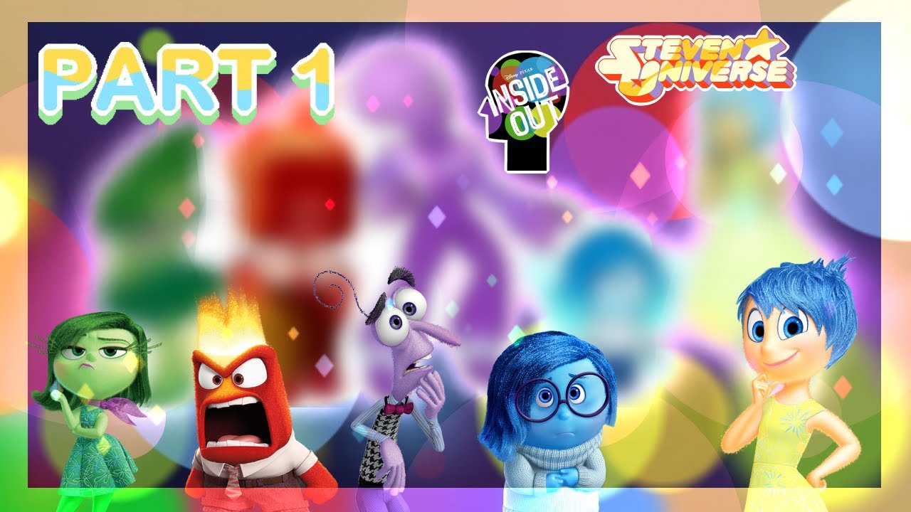 Inside Out Emotions as Gems in Steven Universe | Rose Cuarzo
