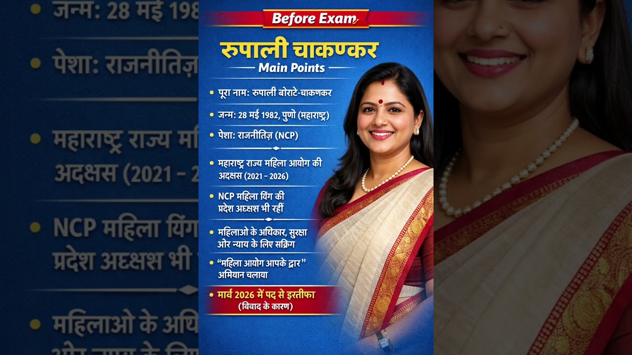 महाराष्ट्र महिला आयोग की अध्यक्ष रूपाली चाकणकर