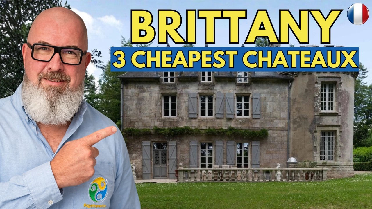 BRITTANY - The 3 cheapest chateaux for sale