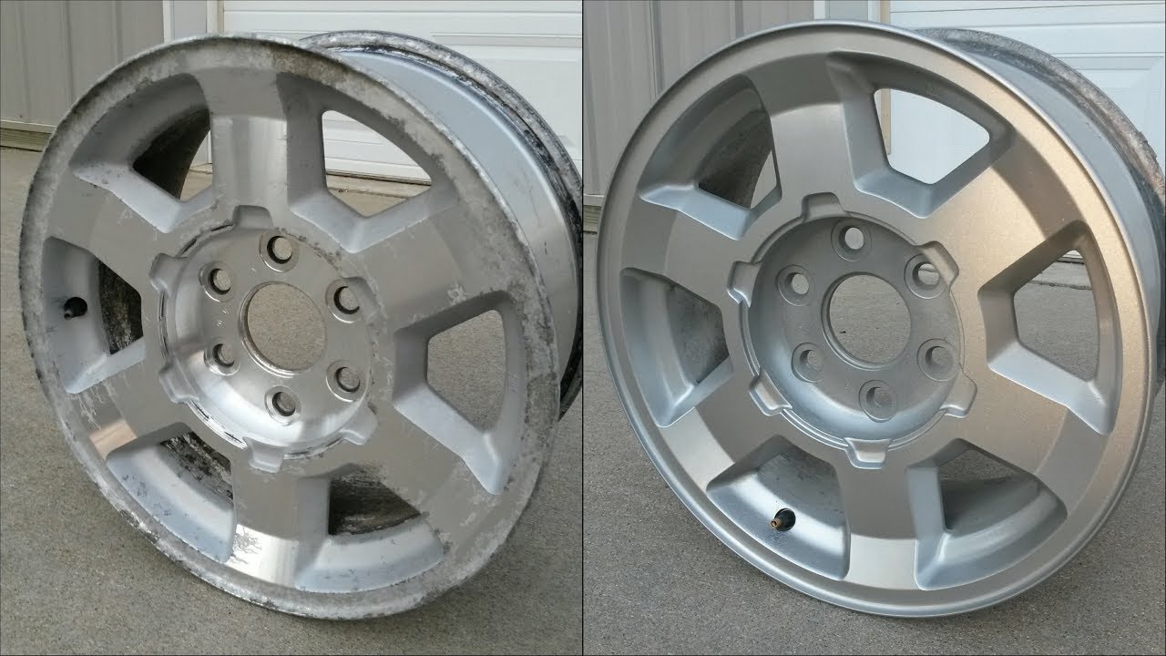 Pitted Aluminum Wheel Restoration/Painting - How To - 17