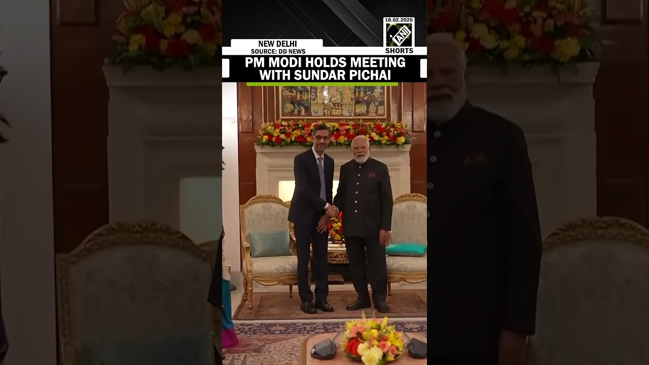 PM Modi holds meeting with Google CEO Sundar Pichai at India AI Impact Summit 2026