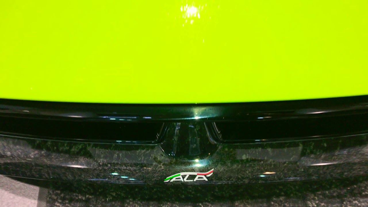 2018 Lamborghini Huracan Performante Verde Singh