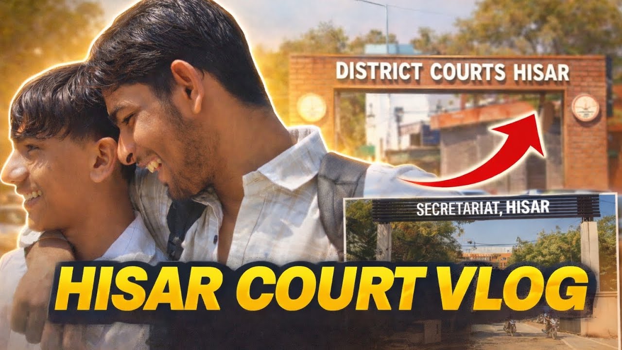 “Pehli Baar Hisar Court Gaye 😎 | Full Experience Vlog”! Neeraj Naphriya vlogs 