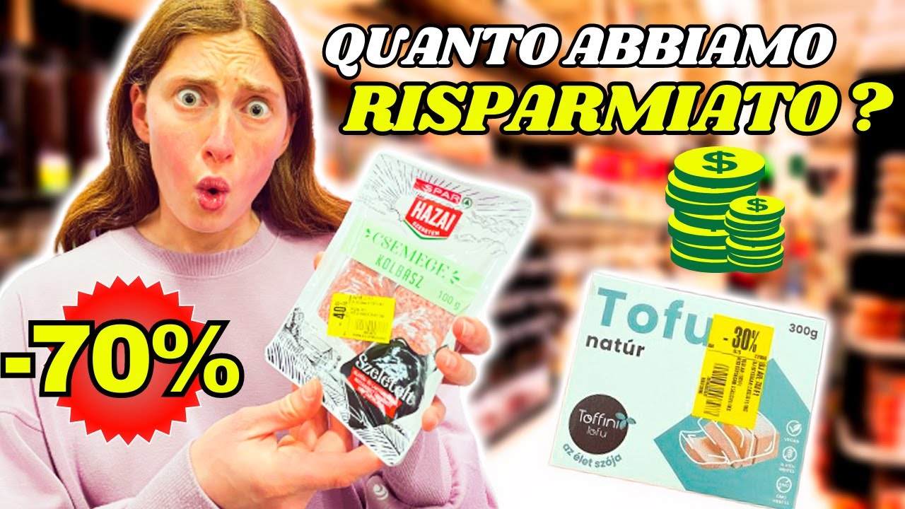COMPRIAMO SOLO PRODOTTI SCADUTI 😱 svuota la spesa alternativo!
