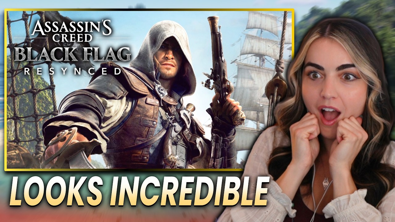 IT'S HERE! Assassins Creed Black Flag Resynced Trailer Reaction