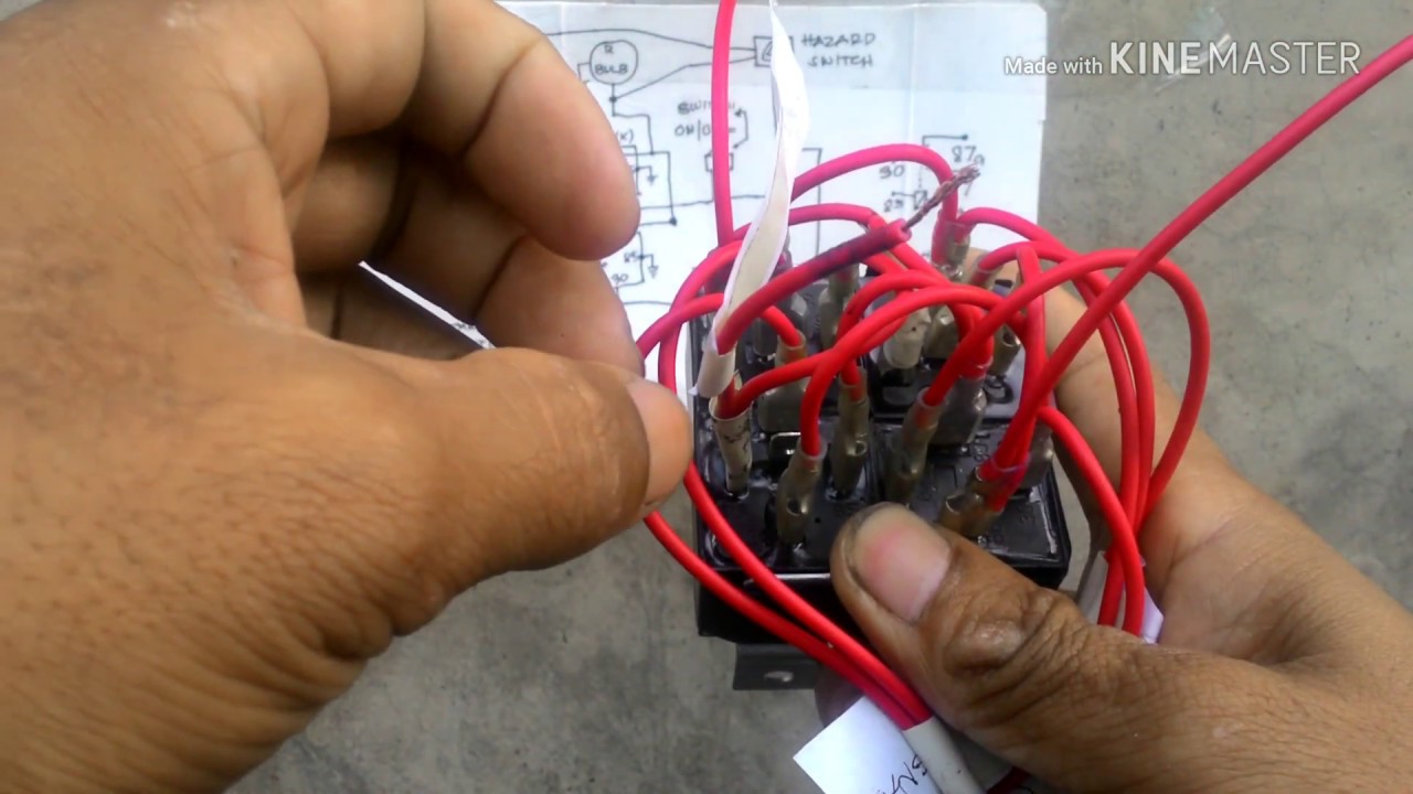 wiring diagram for hazard & fx mode