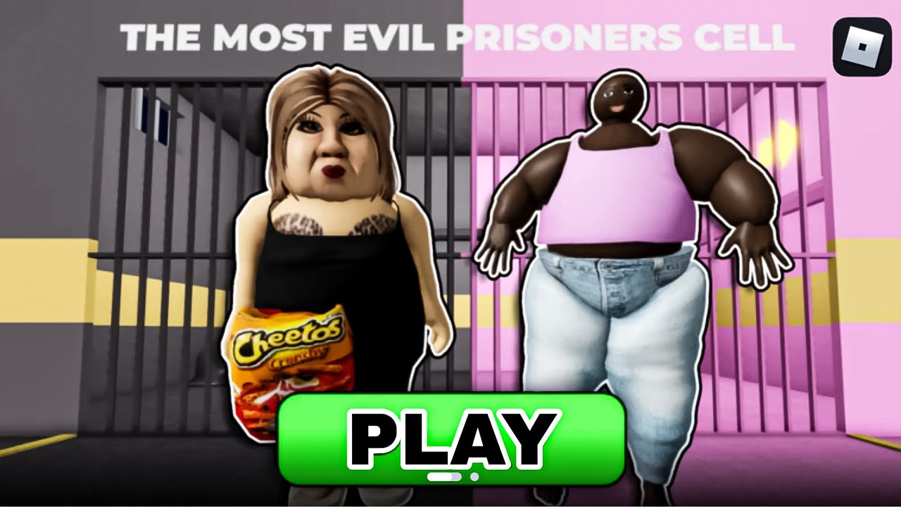 ASH TREVINO VS LOVELY PEACHES PRISON RUN! (Obby) NEW SCARY ROBLOX (#roblox)