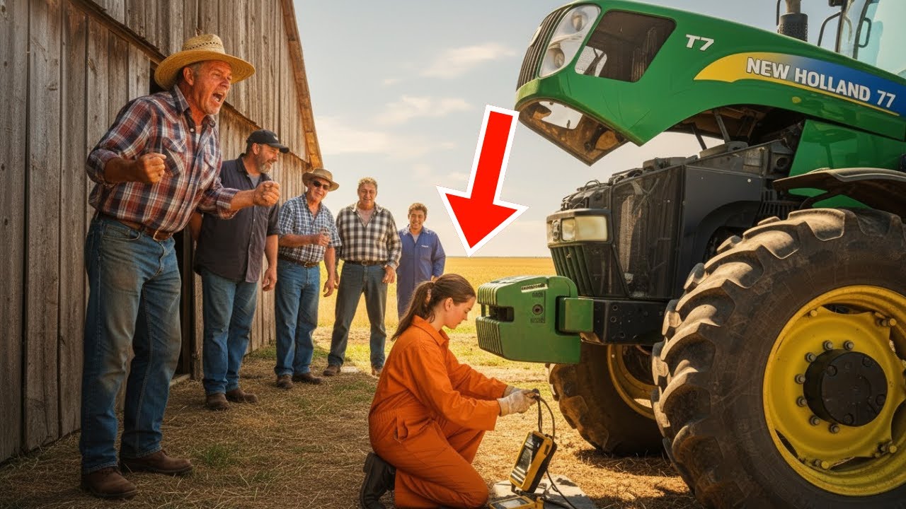 « CE TRACTEUR NE REDÉMARRERA JAMAIS ! », ASSURAIT LE FERMIER… JUSQU’AU MOMENT OÙ LA MÉCANICIENNE