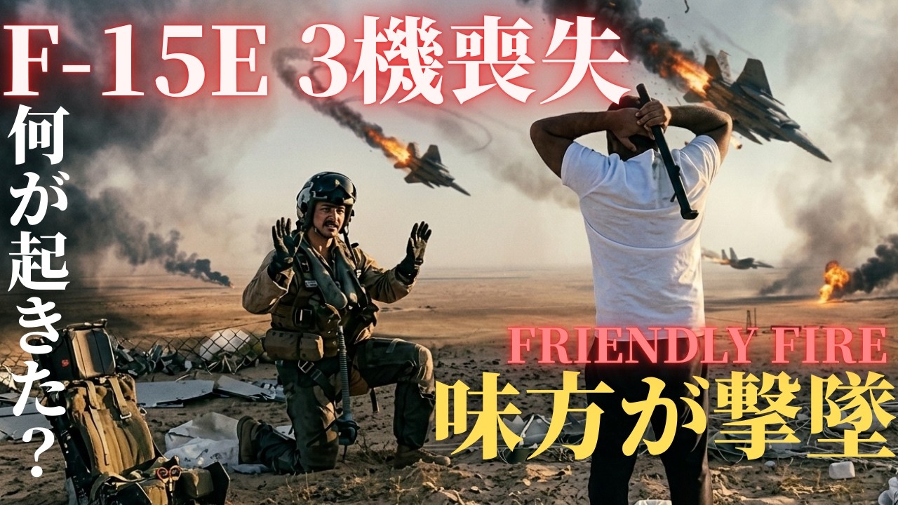 米空軍F-15E”3機”が味方に撃墜される異常事態…クウェート上空で何が起きた？