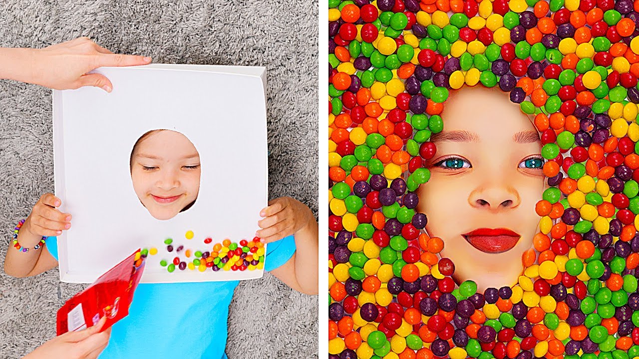 IDEIAS DE FOTOS CRIATIVAS COM OS SEUS FILHOS || TRUQUES LEGAIS PARA OS PAIS QUE VOCÊ NUNCA VIU ANTES