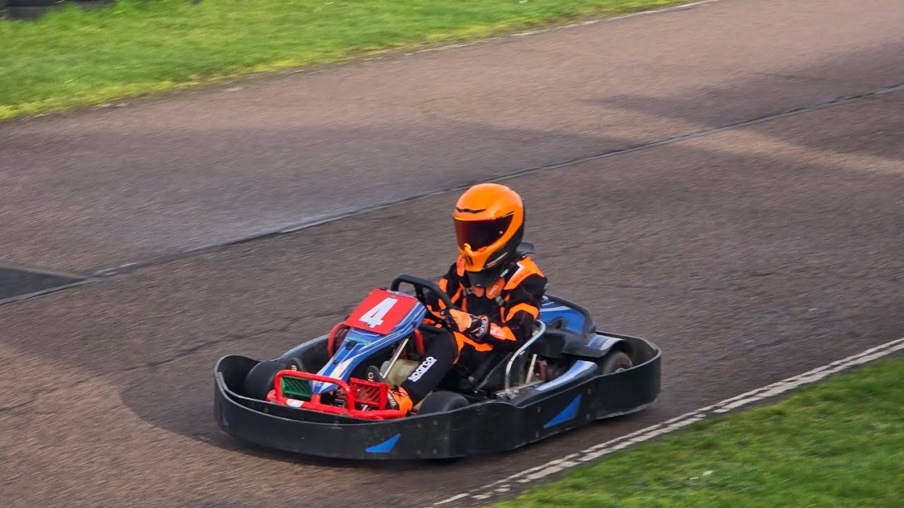 Bayford meadow practice session on a wet/damp and greasy track . 1st time on the track how did i do?